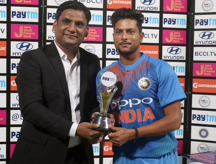 भारत की विंडीज पर 5 विकेट से जीत में चमके कुलदीप और कार्तिक