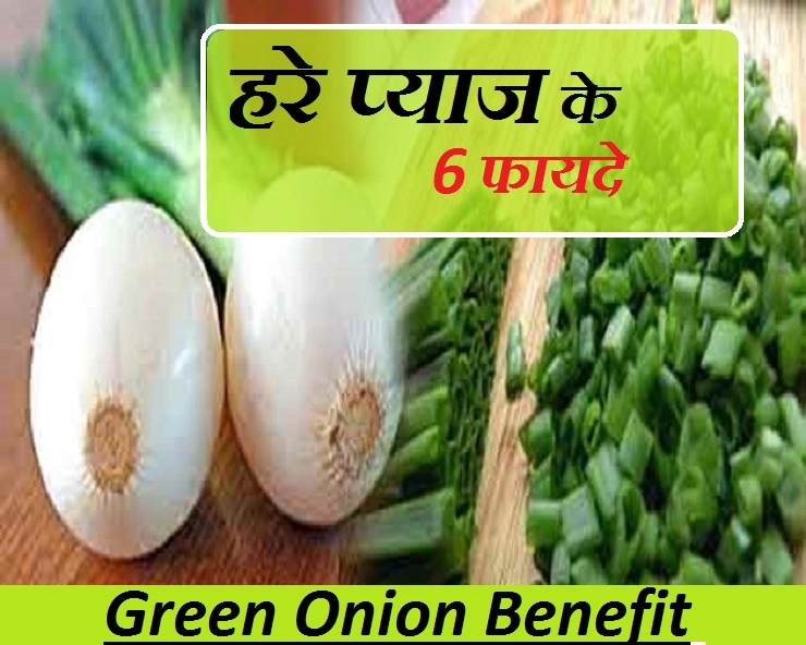 हरे प्याज के ये 6 फायदे, आप नही जानते होंगे, अब जरूर जान लीजिए - Green Onion Benefit Or Onion Leaf Benefit