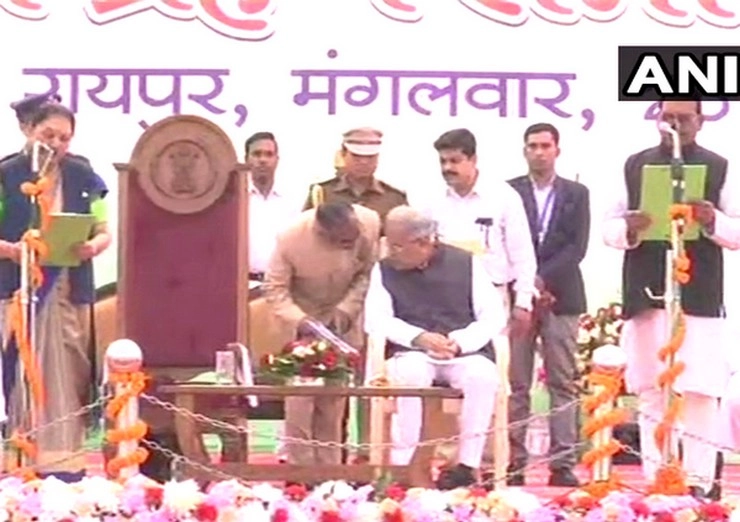 छत्तीसगढ़ में मुख्‍यमंत्री भूपेश बघेल ने किया मंत्रिमंडल का विस्तार - Chhattisgarh cabinet