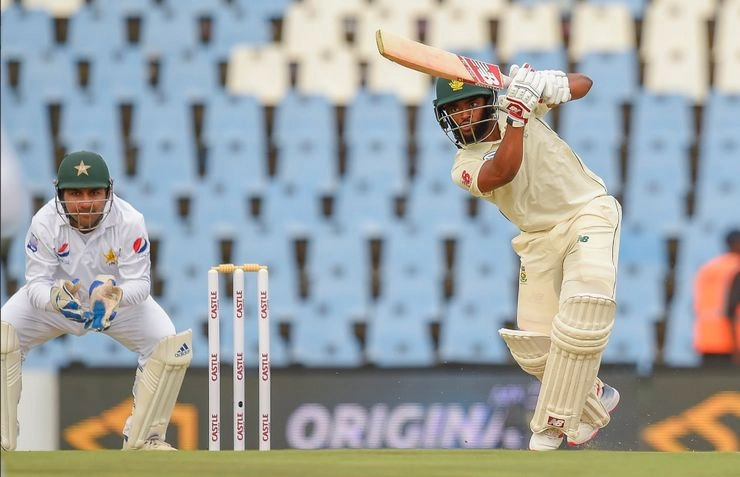 पाकिस्तान के खिलाफ दक्षिण अफ्रीका को मिली 42 रन की बढ़त