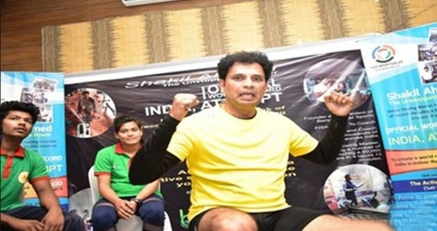 शकील अहमद ने इंडोर रोइंग में विश्व रिकॉर्ड बनाया - Indoor Rowing