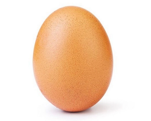 एक अंडे ने मचाया सोशल मीडिया पर तहलका, बनाया सर्वाधिक लाइक का रिकॉर्ड - an egg is on top on instagram in most likes