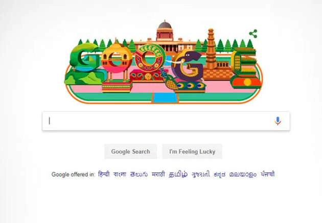 गणतंत्र दिवस पर गूगल ने बनाया खास डूडल, भारत के लोकतंत्र को इस तरह दिया सम्मान - google doodleon republic day