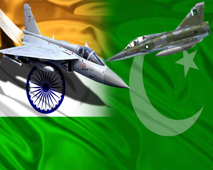 भारतीय लड़ाकुओं ने मिसाइल दागकर मार गिराया था पाक विमान - Indian fighters hits missile on Pak fighter plane