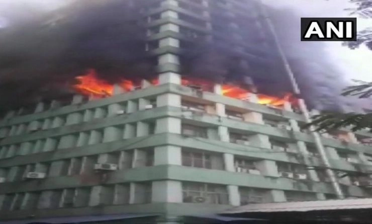 दिल्ली के CGO कॉम्प्लेक्स में लगी भीषण आग, महत्वपूर्ण फाइलें नष्ट - Fire in CGO office at Delhi