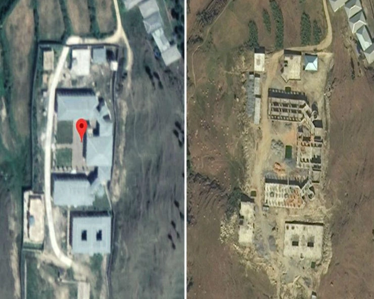 जैश-ए-मोहम्मद के कैंप पर हमले की सैटेलाइट तस्वीरों की हकीकत: फैक्ट चेक - Satellite visuals claimed as destroyed JEM camp in Balakot are old and unrelated