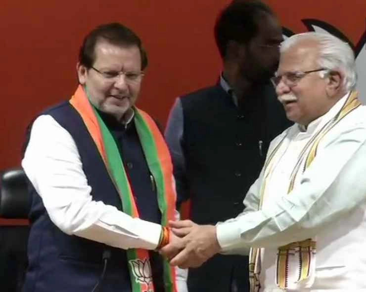 पूर्व सांसद अरविंद शर्मा भाजपा में शामिल - EX MP arvind sharma joins BJP