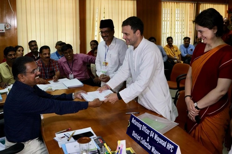Rahul Gandhi। लोकसभा चुनाव 2019 : वायनाड से चार गांधी चुनावी समर में - Rahul Gandhi