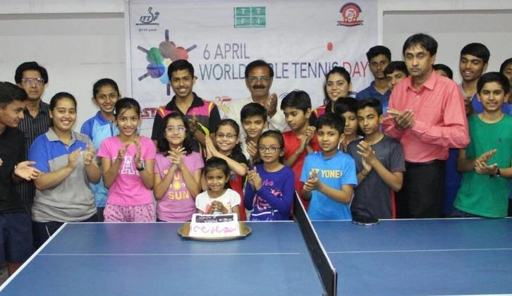 मध्यप्रदेश टेबल टेनिस संघ ने मनाया 'विश्व टेबल टेनिस दिवस'