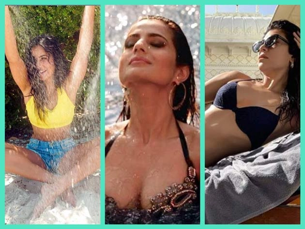 गर्मी से परेशान ये हॉट हसीनाएं बन गईं जलपरी - Katrina Kaif, Tanish Mukerjee, Archana Vijay, Masaba Gupta, Ameesha Patel, Hot Photos,