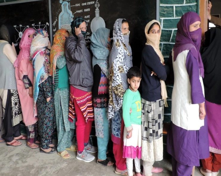 पहले भी वोट डालते रहे हैं बाहरी मतदाता जम्मू कश्मीर में होने वाले संसदीय चुनावों में - voting in jammu kashmir