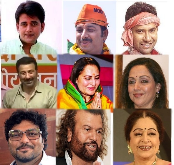 लोकसभा चुनाव में भाजपा के नौ रत्न, बॉलीवुड से लेकर भोजपुरी सिनेमा के सुपर स्टार्स चुनावी मैदान में