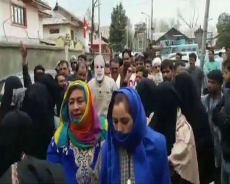 क्या पाकिस्तान के बलूचिस्तान की महिलाओं ने मोदी के लिए जीत की दुआ मांगी...जानिए सच... - Kashmirs Anantnag video is being shared as Balochistan video