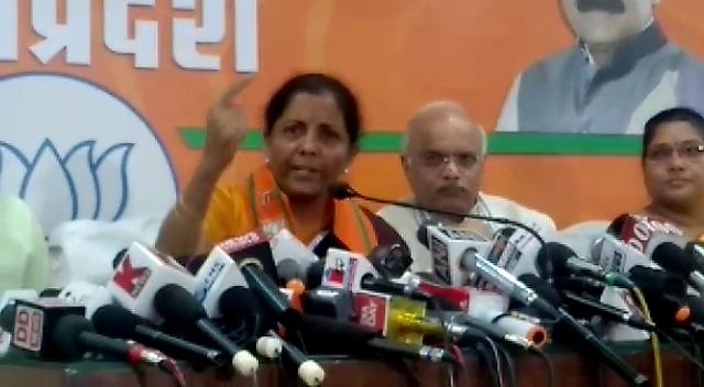 रक्षामंत्री निर्मला सीतारमण ने कहा, राफेल पर फंस गए हैं राहुल गांधी - Lok Sabha Elections 2019