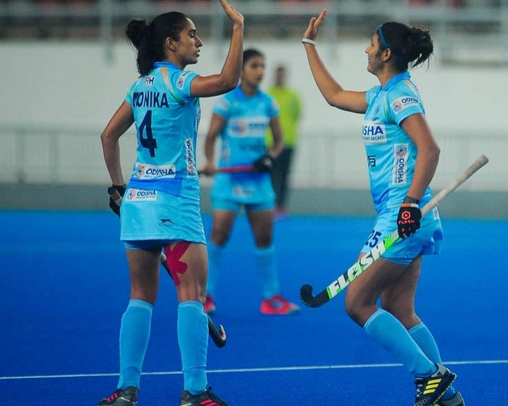 22-0 से उजबेकिस्तान को रौंदा, जूनियर एशिया कप में अब चक दे गर्ल्स का कमाल - Indian women team annihilates Uzbekistan with twenty goals in Junior women Asia Cup
