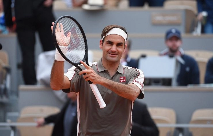 French Open 2019 : रोजर फेडरर फ्रेंच ओपन के दूसरे दौर में, पांचवी सीड कर्बर बाहर