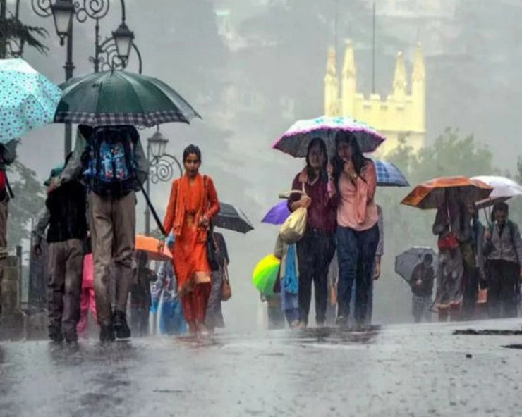मौसम अपडेट : देशभर में छाया मानसून, इन स्थानों पर भारी बारिश की चेतावनी - Weather Update : Mansoon rain in North and east India