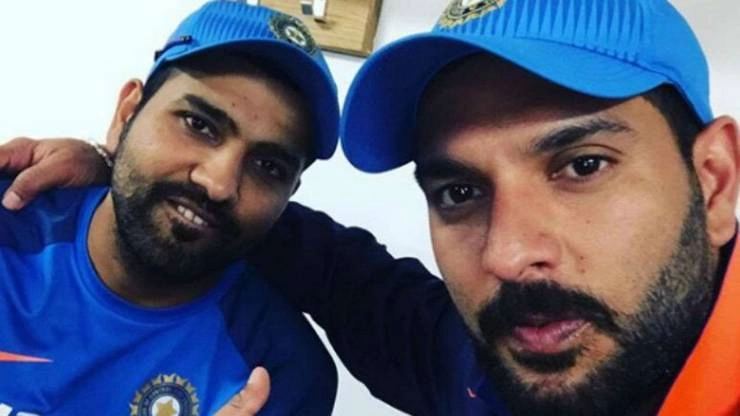 यूं निखरी रोहित की बल्लेबाजी, मुश्किल समय में युवराज ने बढ़ाया था हौसला - Rohit Sharma Yuvraj Singh World Cup 2019