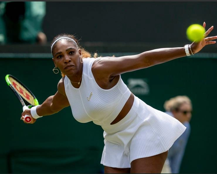 सेरेना, हालेप और स्वीतोलीना विंबलडन के सेमीफाइनल में - Wimbledon, Serena Williams