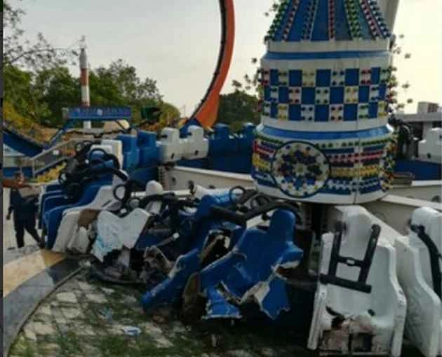 अहमदाबाद के कांकरिया एडवेंचर पार्क में बड़ा हादसा, 3 की मौत, 15 घायल - 3 Dead, 15 Injured in Kankaria Adventure Park Ride Breaks Down in Ahmedabad
