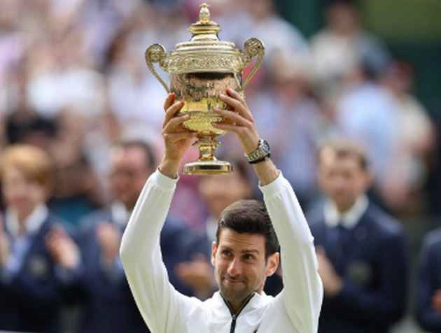 जोकोविच 5वीं बार बने विंबलडन के बादशाह, 5 घंटे तक चले मैच में फेडरर को हराया - Djokovic wins Wimbledon 5th time, beats federer in 5 hours