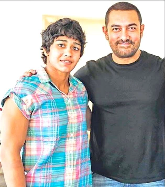 आमिर खान ने 'नच बलिए 9' के लिए यूं बढ़ाया बबीता फोगाट का हौसला - aamir khan wishes to babita phogat for participating in nach baliye 9