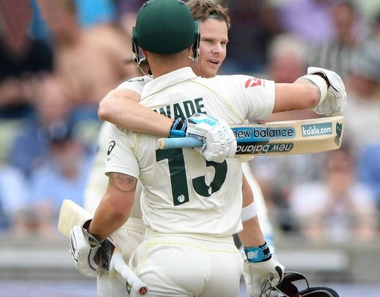 Ashes test। स्मिथ और वेड के शतक, एशेज टेस्ट में ऑस्ट्रेलिया ने इंग्लैंड को दिया 398 रनों का लक्ष्य - Ashes test