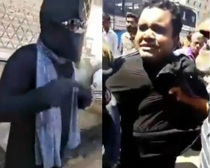 क्या बुर्का पहन मुस्लिम महिलाओं को बदनाम करने की कोशिश कर रहा था BJP का कार्यकर्ता... जानिए सच... - BJP trying to defame the Muslims by wearing Burkha viral video, fact check