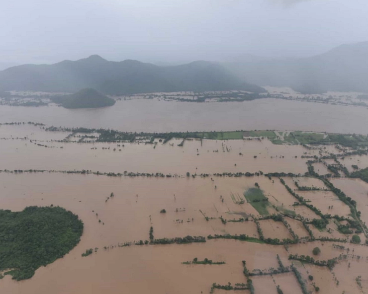 Weather update : कर्नाटक में बाढ़ के हालात गंभीर, तेलंगाना में मृतक संख्या बढ़कर 70 हुई - Flood situation in Karnataka serious
