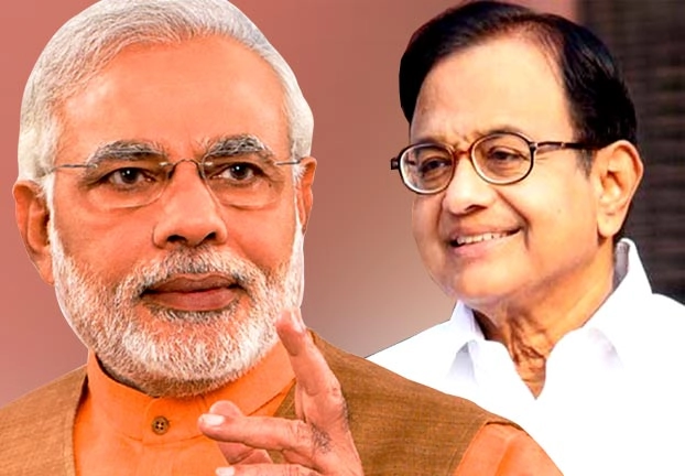 पीएम मोदी ने 3 घोषणाओं से जीता धुर विरोधी चिदंबरम का दिल - Chidambaram praises PM Modi