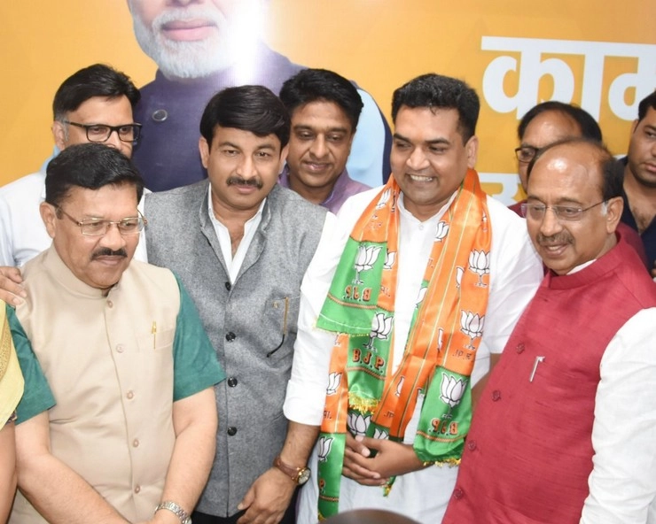 आप के पूर्व बागी विधायक कपिल मिश्रा भाजपा में शामिल - Kapil Mishra joins BJP