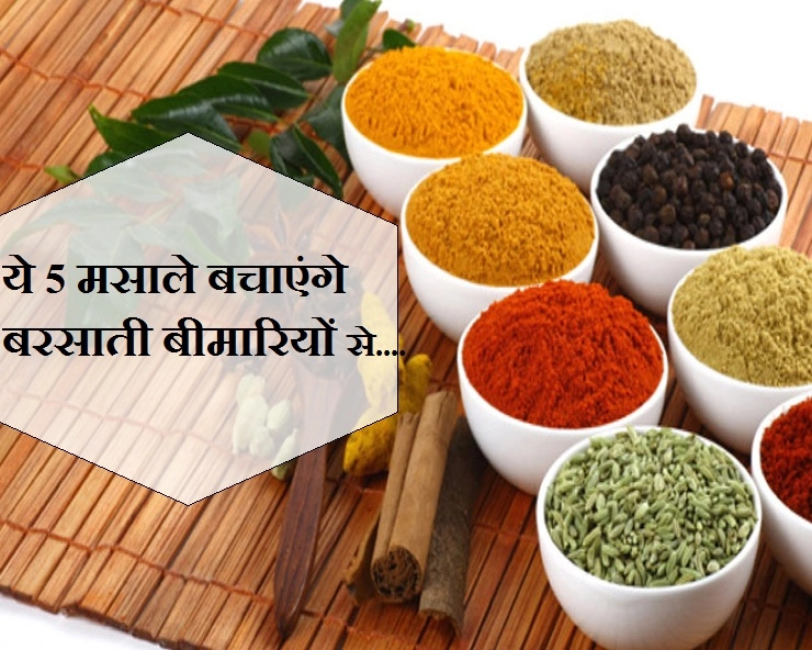 इन 5 मसालों को खाएंगे तो बरसात में कई बीमारियों से बच जाएंगे - spices which protect from rain diseases