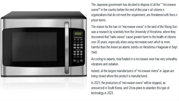क्या वाकई जापान में बैन हो रहे हैं ‘हानिकारक’ माइक्रोवेव ओवन... - viral post claims Japan disposing off all microwave ovens by end of 2019