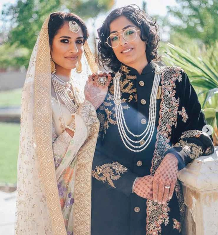 सीमा पर तनाव, दिलों में जुड़ाव, भारत-पाक लड़कियों ने किया समलैंगिक विवाह - indian pakistani lesbian couple get married