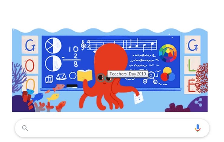 Teacher's Day पर Google ने बनाया खास एनिमेशन Doodle