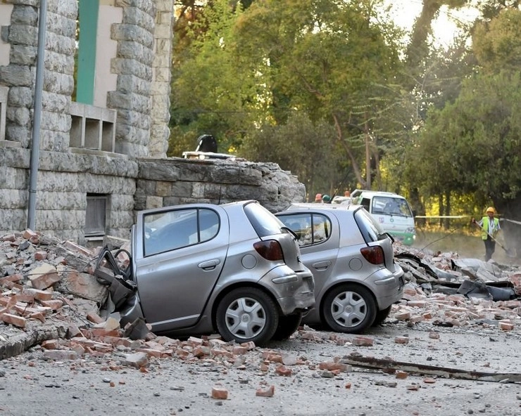 अल्बानिया में 5.8 तीव्रता के भूकंप के झटके, 68 लोग घायल - earthquake in Albania