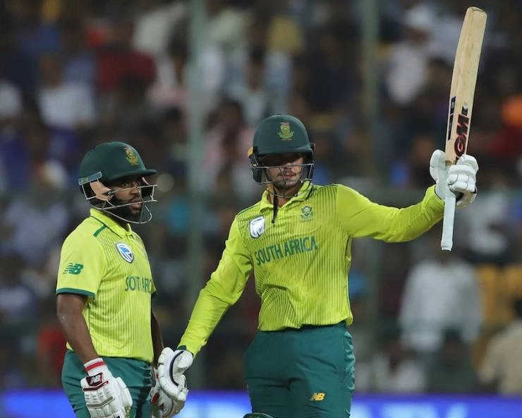 20 ओवर में 227 रन! दक्षिण अफ्रीका ने लगाया होलकर स्टेडियम में छक्कों का अंबार - South Africa scores ton of runs against India in Indore