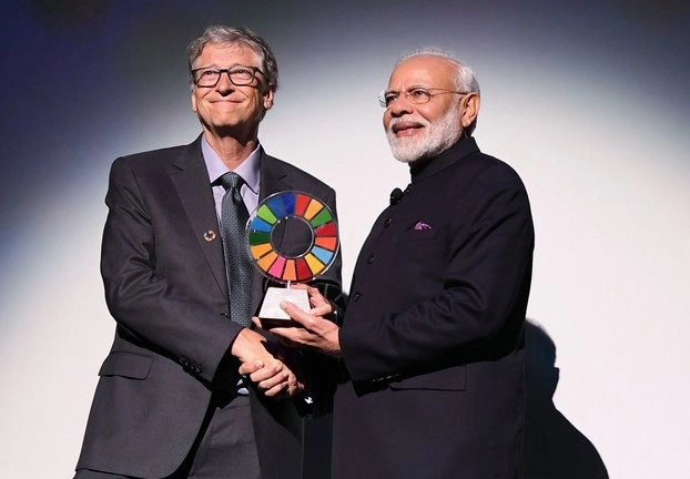 पीएम मोदी ग्लोबल गोलकीपर अवार्ड से सम्मानित, भारत में स्वच्छता के लिए सम्मान - Global goalkeeper award to PM Modi