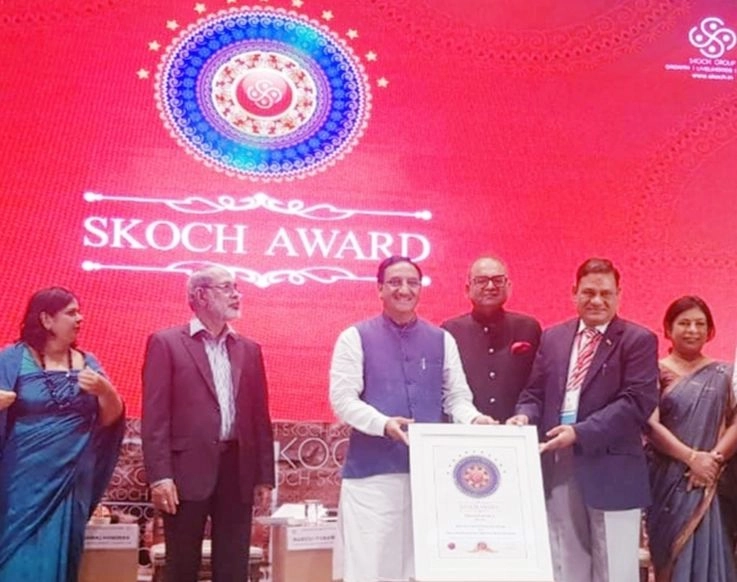 रीवा कमिश्नर डॉ. अशोक भार्गव नई दिल्ली में राष्ट्रीय 'स्कॉच अवॉर्ड' से सम्मानित