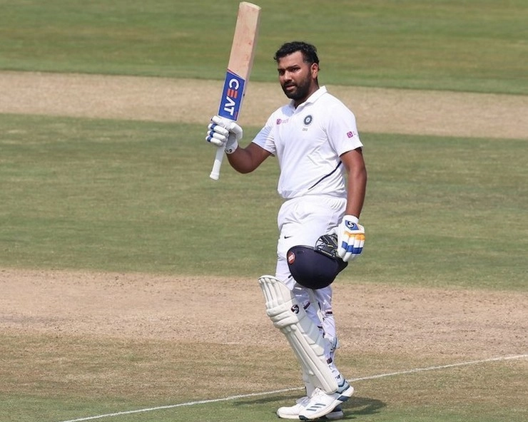 सहवाग की तरह छक्का जड़कर विदेशी पिच पर रोहित शर्मा ने जड़ा पहला टेस्ट शतक (वीडियो) - Rohit Sharma scores first test ton at abroad