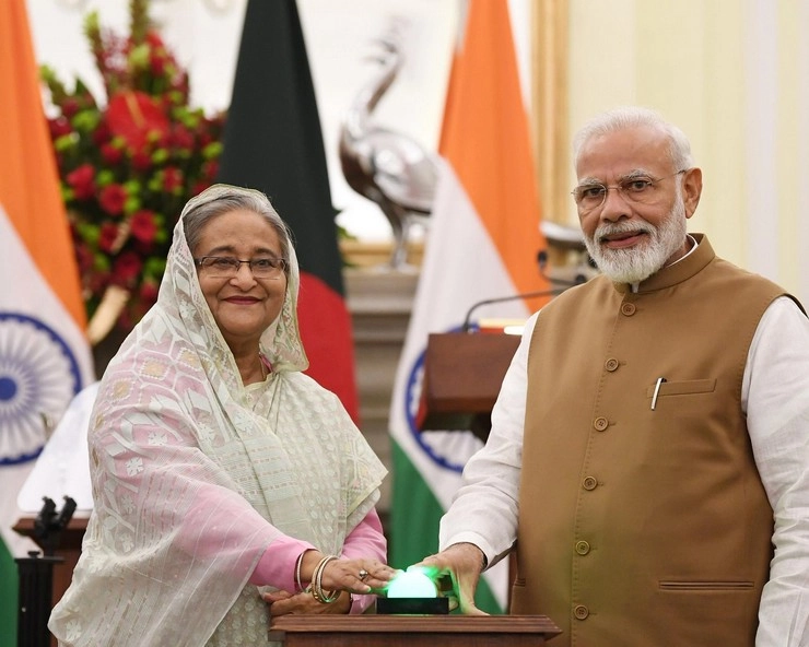 शेख हसीना ने PM मोदी के सामने उठाया NRC का मुद्दा, भारत-बांग्लादेश के बीच 7 समझौतों पर हस्ताक्षर