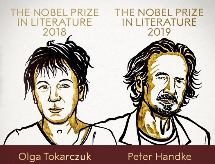 ओल्गा तोकार्चुक को 2018, पीटर हैंडके को 2019 का साहित्य का नोबेल