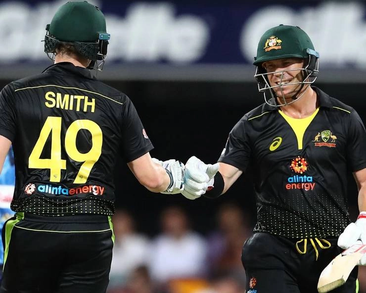 दूसरे टी20 मैच में ऑस्ट्रेलिया ने श्रीलंका को 9 विकेट से रौंदा, वॉर्नर-स्मिथ के अर्द्धशतक - T20 Australia Sri Lanka David Warner Steve Smith