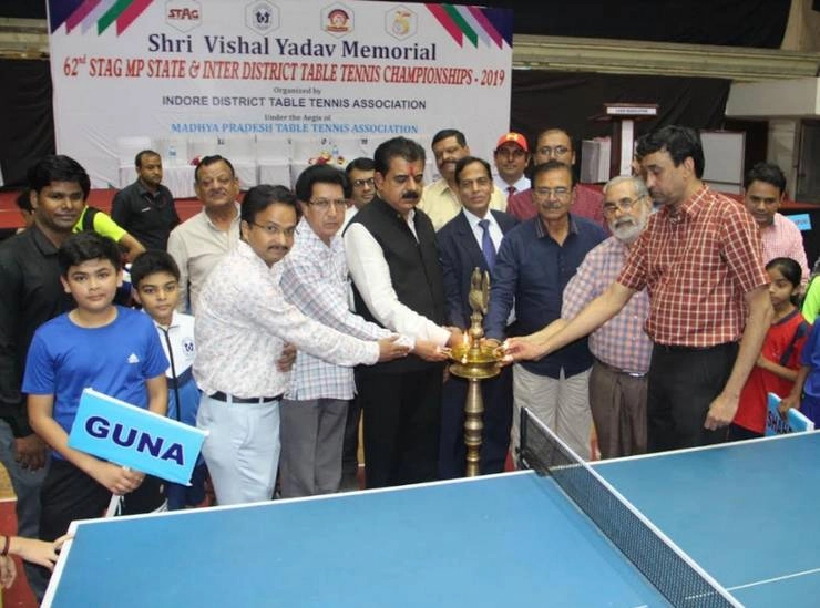 मप्र राज्य टेबल टेनिस में इंदौर, उज्जैन, भोपाल, ग्वालियर अगले दौर में - Indore District Table Tennis