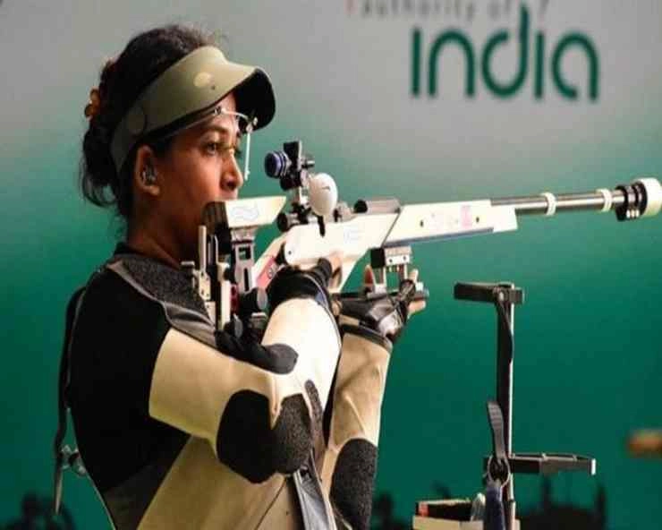 महिला निशाने बाज तेजस्विनी ने भारत को 12वां ओलंपिक कोटा दिलाया - Women's shooter Baz Tejaswini gave India 12th Olympic quota