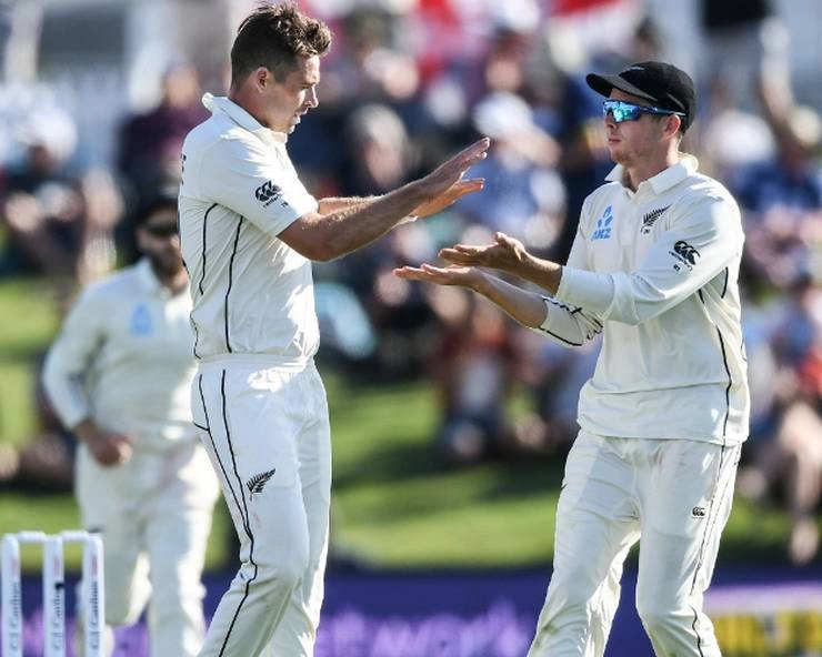 England-New Zealand Test Match | साउदी और वेगनर के कहर के सामने इंग्लैंड 353 रनों पर धराशायी, न्यूजीलैंड ने 144 पर गंवाए 4 विकेट