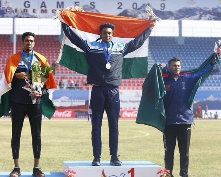 दक्षिण एशियाई खेलों में भारत ने पूरा किया 'पदकों का शतक'