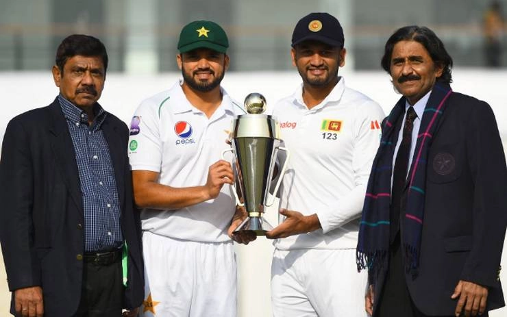 संगीन के साए में पाकिस्तान श्रीलंका टेस्ट मैच शुरू, श्रीलंका का स्कोर 202/5