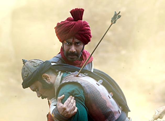 अजय देवगन की 100वीं फिल्म तान्हाजी द अनसंग वॉरियर 100 करोड़ पार - Ajay Devgn Movie Tanhaji The Unsung Warrior crosses 100 crore mark at box office