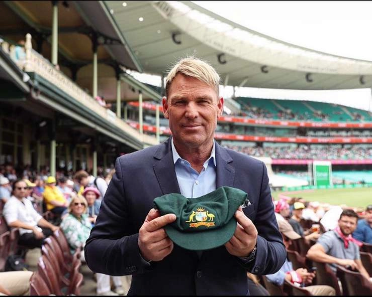 ऑस्ट्रेलिया में आग से तबाही देख पिघला शेन वॉर्न का दिल, 'बैगी ग्रीन कैप' की नीलामी ने तोड़े सारे रिकॉर्ड - Australia Shane Warne baggy greencap cricket news jungle fire